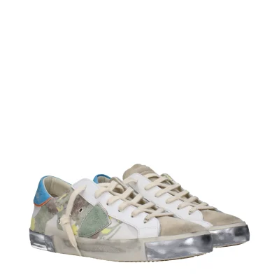 Multicolor Fabric Sneakers