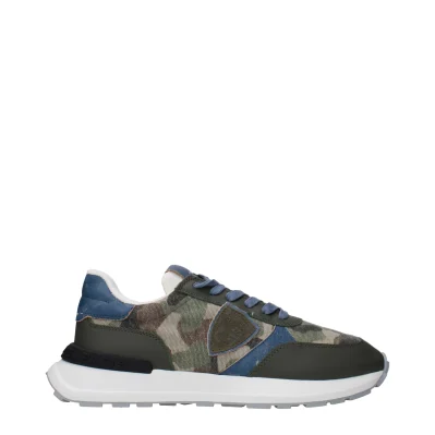 Green Fabric Sneakers