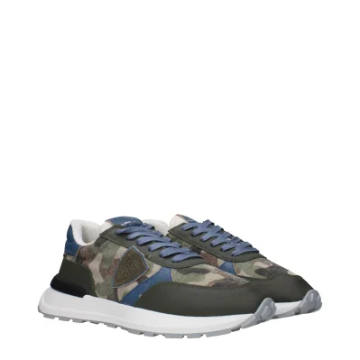 Green Fabric Sneakers