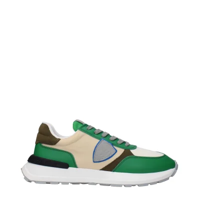 Green Fabric Sneakers