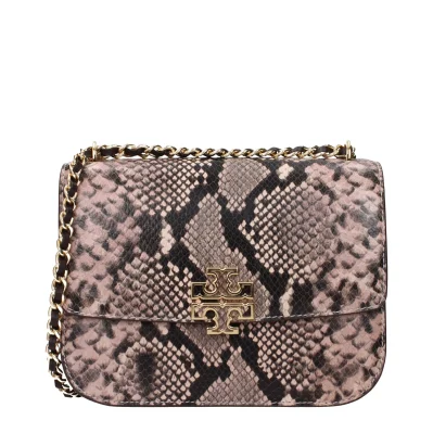Pink Leather Shoulder Bag