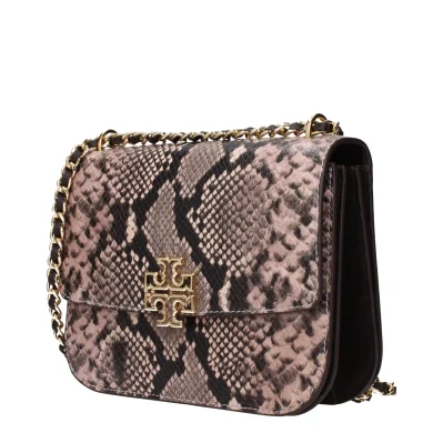Pink Leather Shoulder Bag
