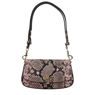 Pink Leather Shoulder Bag