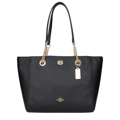 Black Leather Shoulder Bag