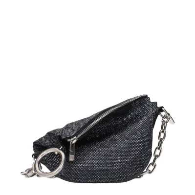 Black Leather Shoulder Bag