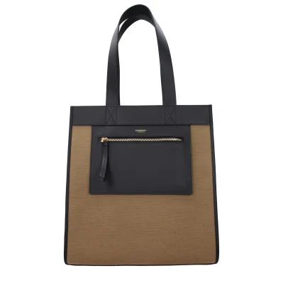 Brown Fabric Shoulder Bag