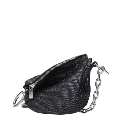 Black Leather Shoulder Bag