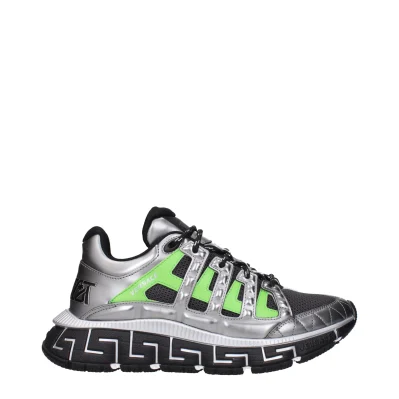 Gray Fabric Sneakers