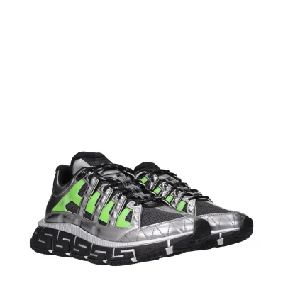 Gray Fabric Sneakers