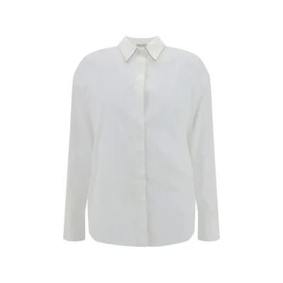 Shirt with iconic jewelry details