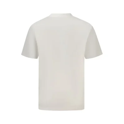White Cotton Men T-Shirt