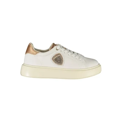 White Leather Women Sneaker