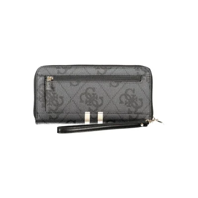 Black Polyethylene Women Wallet