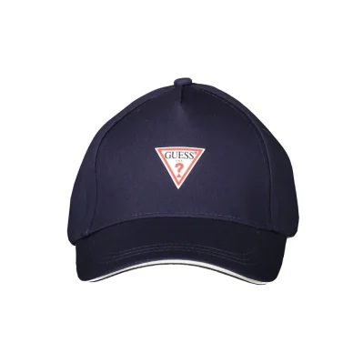 Blue Cotton Men Cap