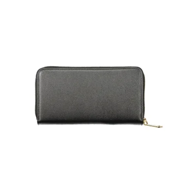 Black Polyethylene Women Wallet
