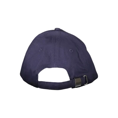 Blue Cotton Men Cap