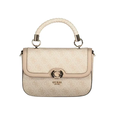Pink Polyethylene Women Handbag
