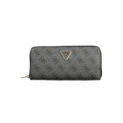 Black Polyethylene Women Wallet