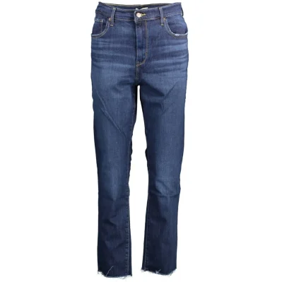 Blue Cotton Jeans & Pant