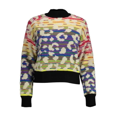 Blue Polyester Sweater
