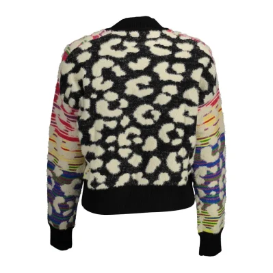 Blue Polyester Sweater