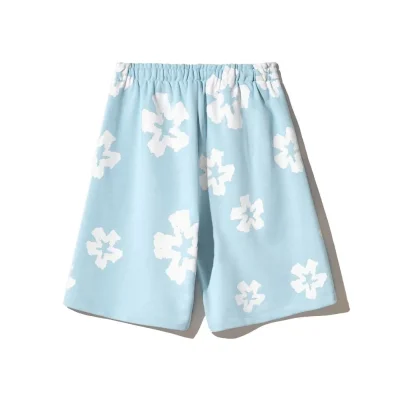 Blue Cotton Short