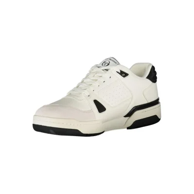 White Polyester Sneaker