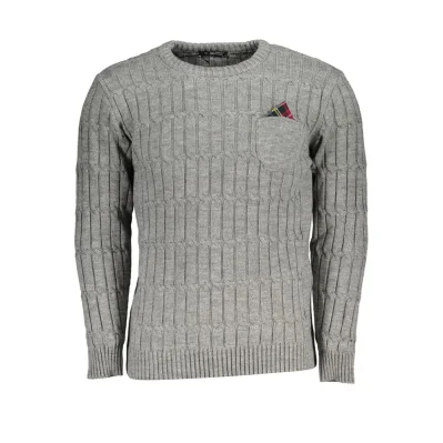 Gray Fabric Sweater
