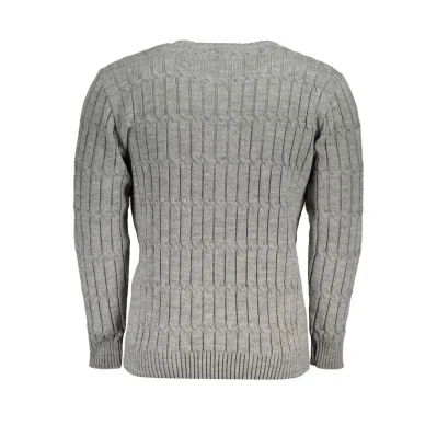 Gray Fabric Sweater