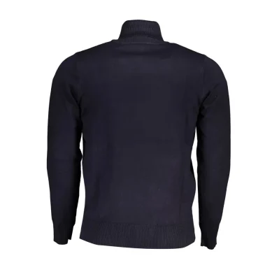Blue Nylon Sweater