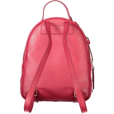 Red Leather Backpack