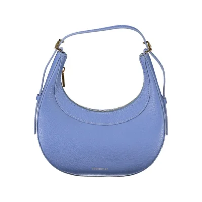 Blue Leather Handbag