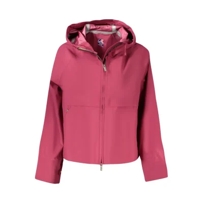 Purple Polyester Jackets & Coat