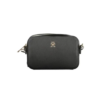 Black Polyester Handbag