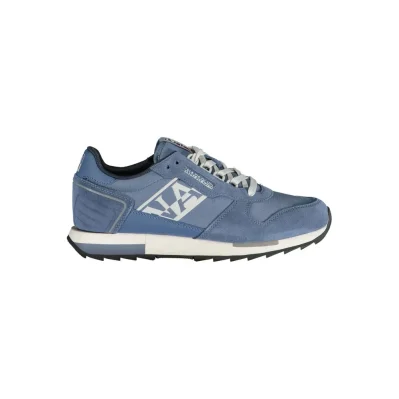 Blue Polyester Sneaker