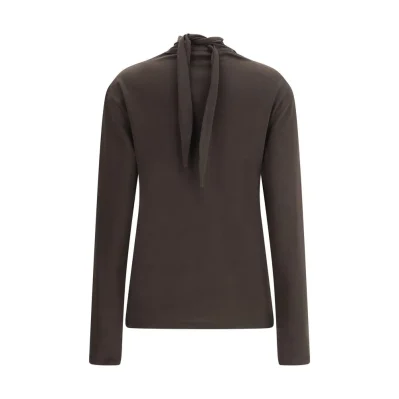 Long sleeve foulard Top