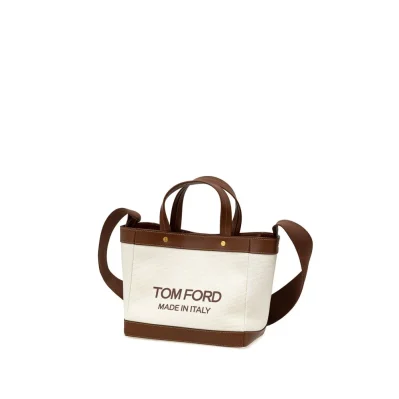 Beige Cotton Tote Bag