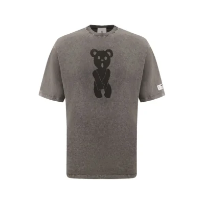 Gray Cotton T-Shirt
