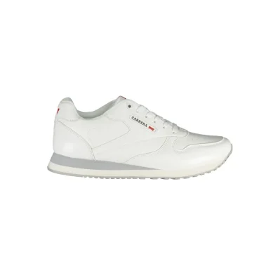 White Polyester Sneaker