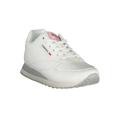 White Polyester Sneaker