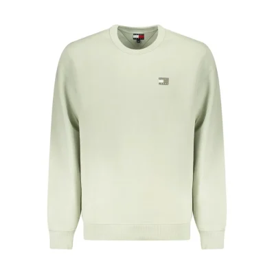 Green Cotton Men Sweater