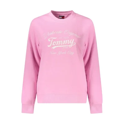 Pink Cotton Women Sweater