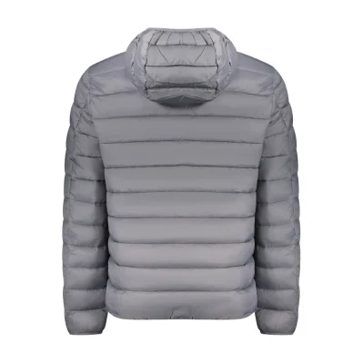 Gray Polyamide Men Jacket