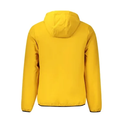 Yellow Polyester Men's Jacket