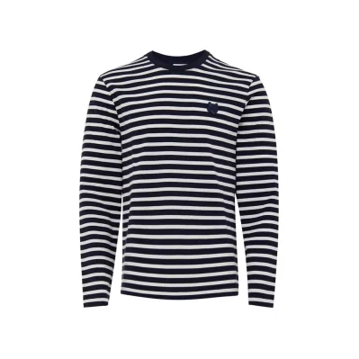 Blue Cotton Long Sleeve