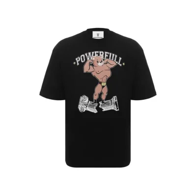 Black Cotton T-Shirt