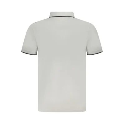 Gray Cotton Polo Shirt