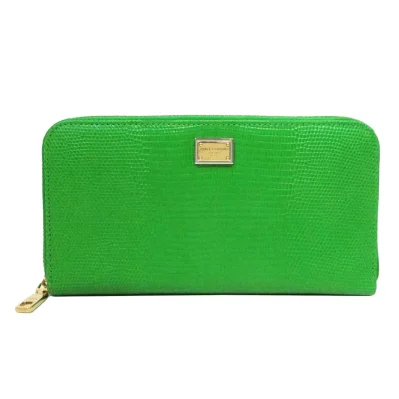 Green Calfskin Wallet