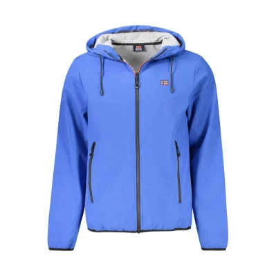 Blue Polyester Jacket