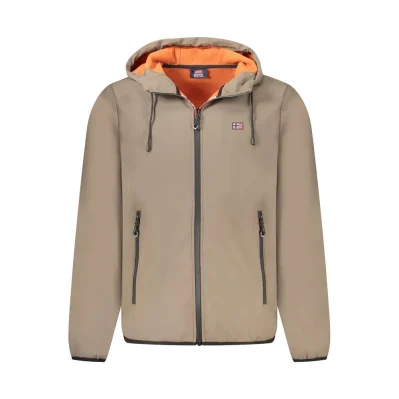 Brown Polyester Jacket